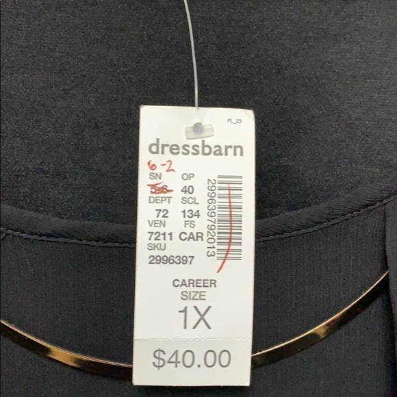 ROZ & Ali Polyester Shirt NWT - Picture 4 of 6